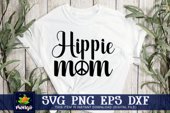 Hippie Mom: A Free-Spirited Design for Crafty Projects