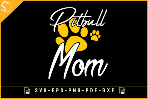 Pitbull Mom Dog Paw Vector Sublimation Review